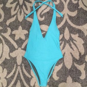 Light blue Aerie one piece